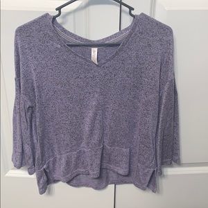 Long sleeve loungewear top